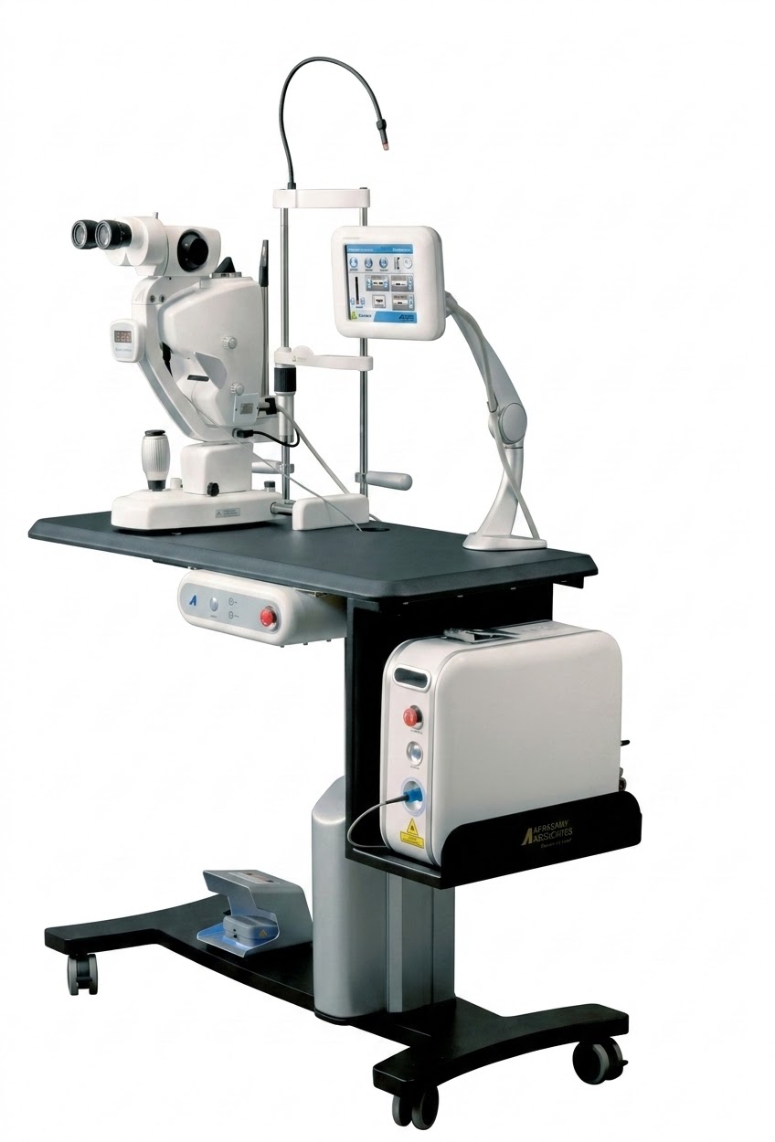Green laser facility for diabetic retinopathy treatment at Pooja Eye Hospital Bhusawal